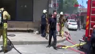 Boş dükkan yandı, mahalleli sokağa döküldü!