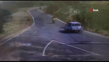 Kaza sonrası ne yapacağını şaşıran sürücü önce kaçtı sonra geri döndü