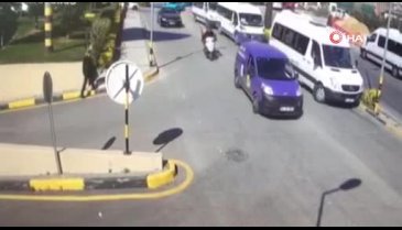 Feci kaza güvenlik kameralarına yansıdı