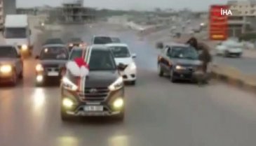 Düğün konvoyunda makas ve ters şerit dehşeti