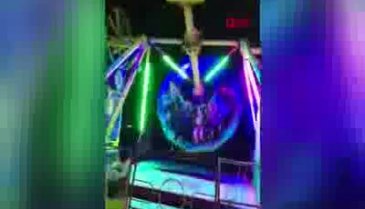 Lunaparkta emniyet kemeri koptu!