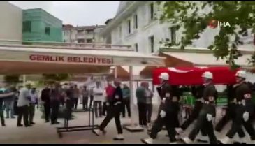 Bursalı Kore gazisi son yolculuğuna uğurlandı