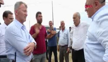 Bursa'da tarım işçilerini ziyaret eden heyet, vatandaşların sorunlarını dinledi