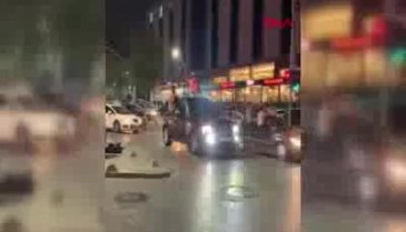 Asker uğurlayan gençler ortalığı birbirine kattı