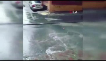 Sokakları dans ederek temizliyor