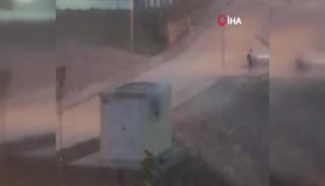 Trafo bomba gibi patladı