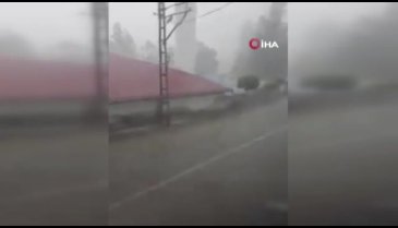 Sivas'ta sağanak yağmur dereleri taşırdı