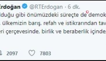 Cumhurbaşkanı Erdoğan: Ekrem İmamoğlu'nu tebrik ediyorum