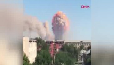 Türkistan eyaletinde silah deposunda patlama