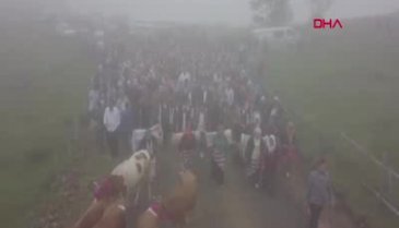 Trabzon'da en renkli yayla göçü