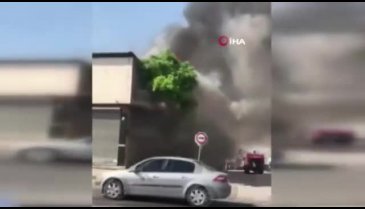 Masa sandalye imalathanesinde yangın!