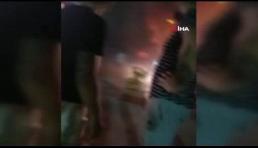 Bursa Uludağ yolunda korkutan yangın