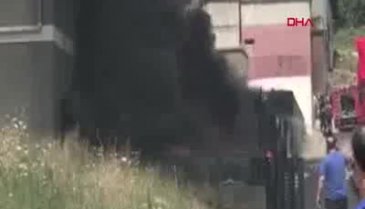 Fabrikada yangın paniği!