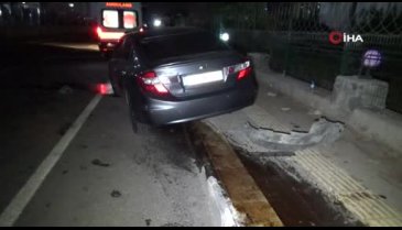 14 yaşındaki ehliyetsiz sürücü drift atmaya çalışınca olanlar oldu!