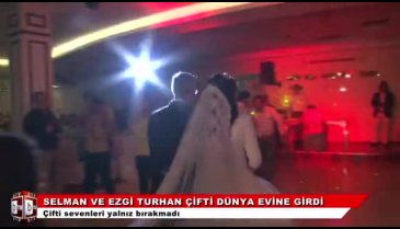Bursa'da Selman ve Ezgi Turhan çifti dünya evine girdi