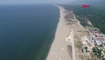 Bursa Karacabey'e 22 kilometrelik plaj