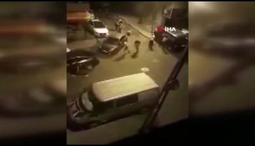 Silahlı çatışma kamerada: 4 ağır yaralı