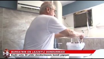 Dondurmanın ustası Bursa'da! O lezzetin şehir dışından müşterileri var (ÖZEL HABER)
