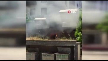 Bursa'da lüks sitede korkutan yangın