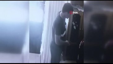 Bursa'da mahalleliyi bezdiren hırsız, bebek arabasına kadar ne bulduysa çaldı