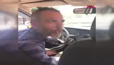 Kısa mesafeyi duyunca kadın yolcuyu araçtan indirmek istedi