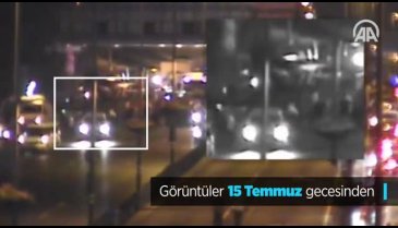 Yeni görüntüleri ortaya çıktı! Darbeci askerlere yardıma giden tankı önüne yatıp durdurdular