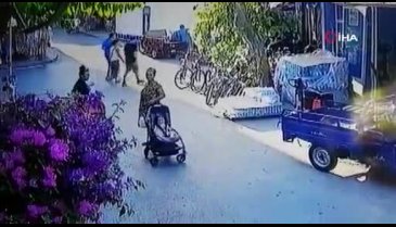 Faytona sürülen atlar paniğe neden oldu