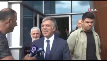 Abdullah Gül, yeni parti ile ilgili soruya yanıt verdi: Söyleyeceklerim bu kadar