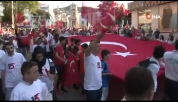 Bursa'da binlerce kişi tek yürek oldu