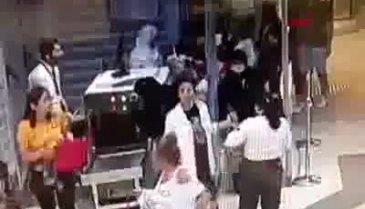 X-Ray cihazından geçen şüpheliler telefonu böyle çaldı