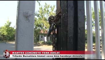 Bursa'nın en güzel yerlerinden biri kaderine terk edildi! (ÖZEL HABER)