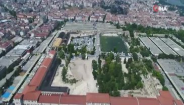 Rami Kışlası'ndaki son durum havadan görüntülendi