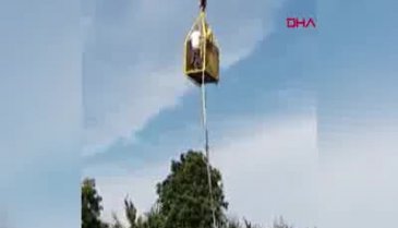 Bungee Jumping yaparken canından oluyordu