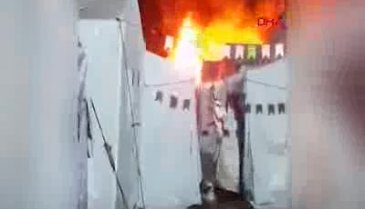 Rusya'da çadır kampında yangın! 1 çocuk hayatını kaybetti