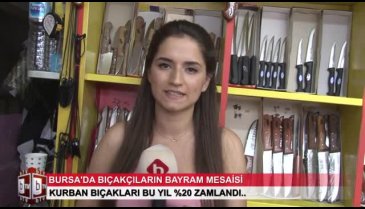 Bursa'da kurban bıçaklarına zam geldi (ÖZEL HABER)