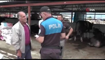 Bursa'da polisten hayvan satıcılarına uyarı: "Sahteciliğe kurban gitmeyin"