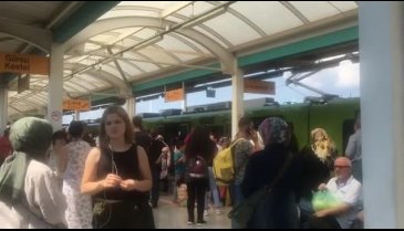 Bursa'da metro seferleri durdu!