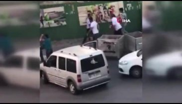 Pompalı tüfekli, sopalı kavga kamerada