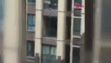 6'ncı kattan düşen çocuk mucize eseri kurtuldu
