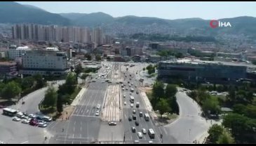 Bursa Kent Meydanı'na akıllı kavşak