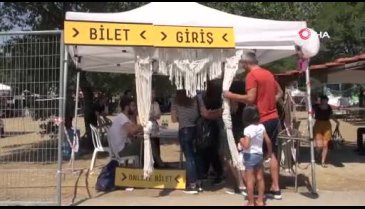 Bursa'da yapılan dünyanın ilk ve tek Hamak Festivali renkli görüntülere sahne oldu