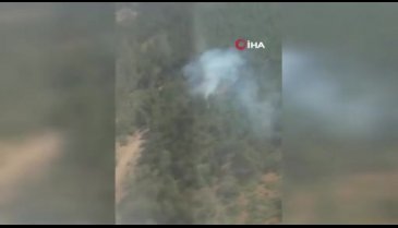 Bursa Orhaneli - Mustafakemalpaşa arası ormanlık alan alevler içinde
