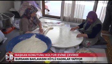 Bursa Orhaneli'de Başkan Konutu Kültür Evine çevrildi (ÖZEL HABER)