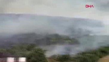 Bursa'nın bu ilçesi de yangına maruz kaldı
