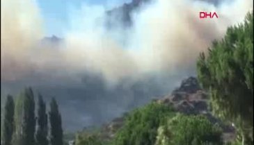 Marmara Adası'nda büyük yangın!