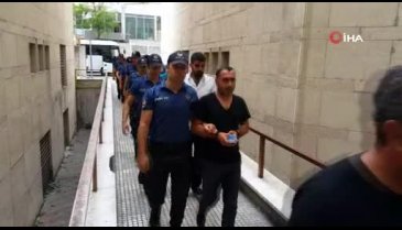 Bursa'da yakalanan PKK sempatizanları adliyede