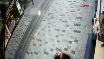 İstiklal Caddesi'nde motosikletiyle dehşet saçtı