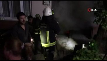 Bursa'da tüp patladı, mahalle ayağa kalktı