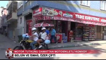 Bursa'daki bu düğün konvoyu diğerlerinden farklı (ÖZEL HABER)