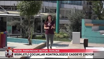 Bursa'da bisikletli çocukların ölüm oyunu! (ÖZEL HABER)